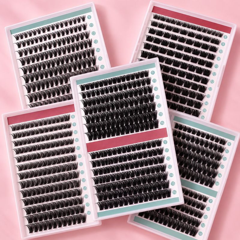 Girls Club cluster lash trays